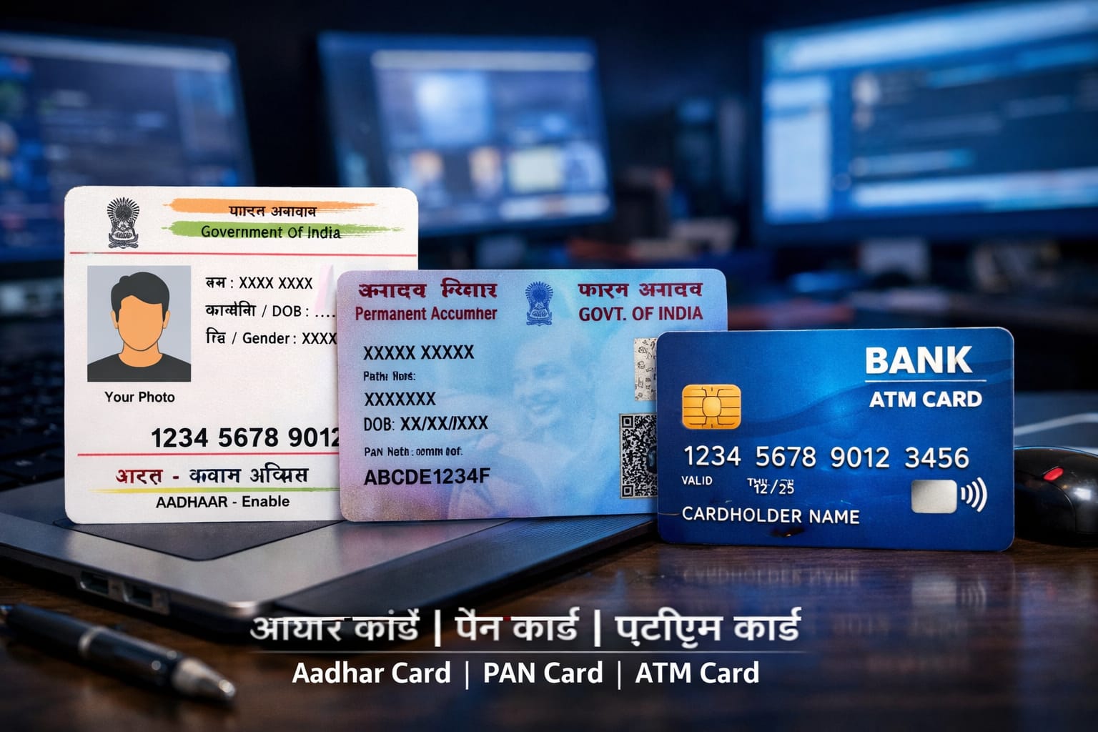 Aadhaar PAN AEPS Services